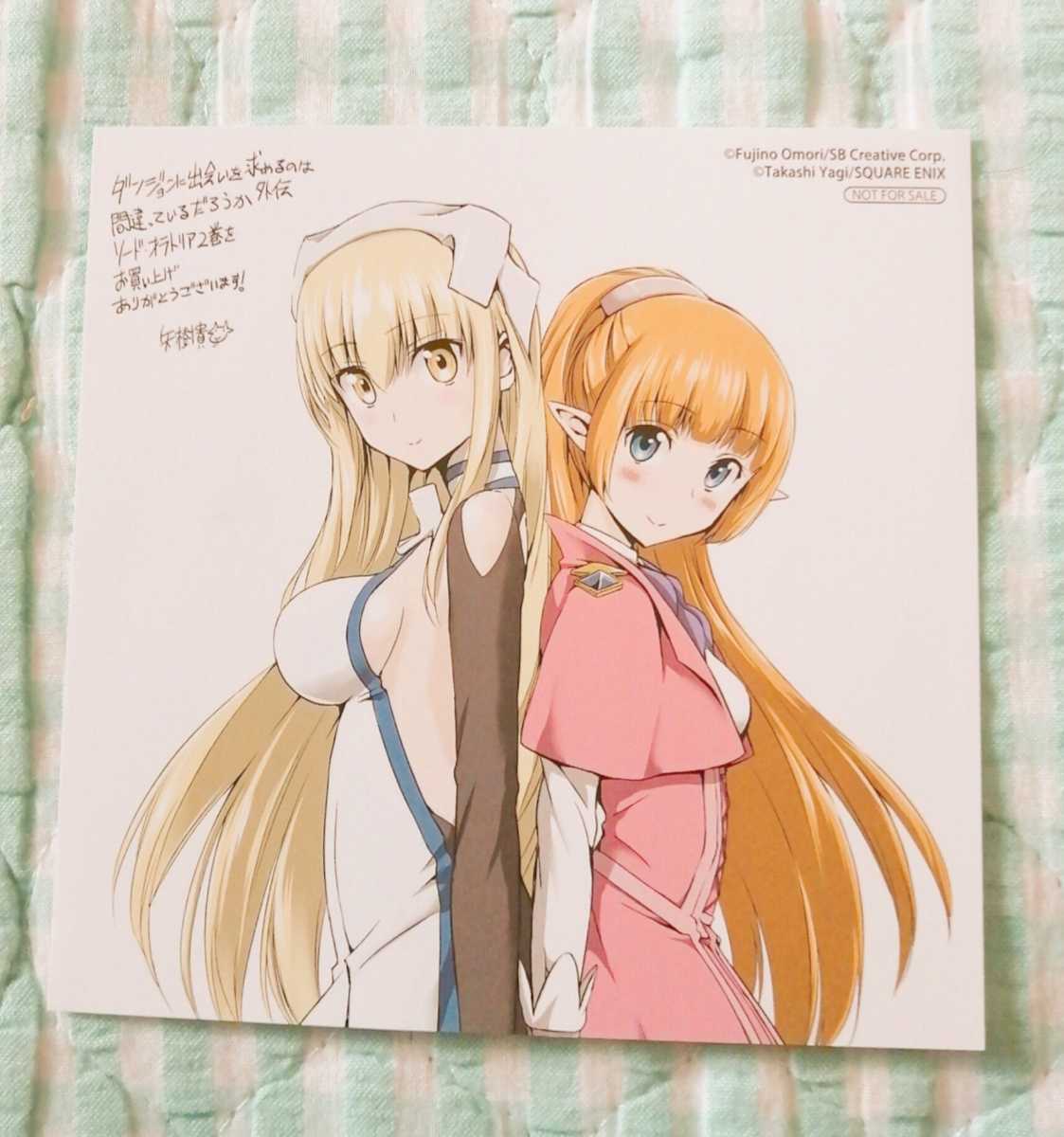 ソード オラトリア 2巻 アイズ レフィーヤ イラストカード Hrj6faq0ic コミック アニメ Pfsko Ukim Edu Mk