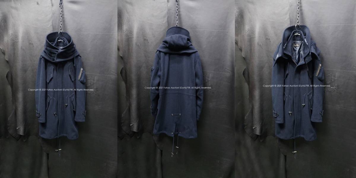 TORNADO MART 2014AW メルトンモッズコート フィッシュテール LL 