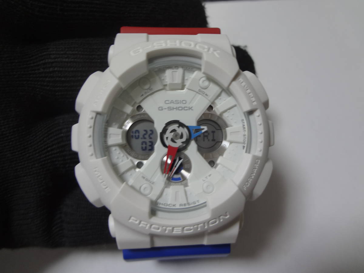 カシオ CASIO Gショック G-SHOCK トリコロールカラー（青・白・赤） GA 