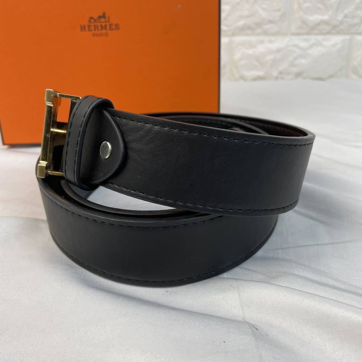 1円～ □ 最高級 □ HERMES エルメス □ ベルト ロゴ H フランス