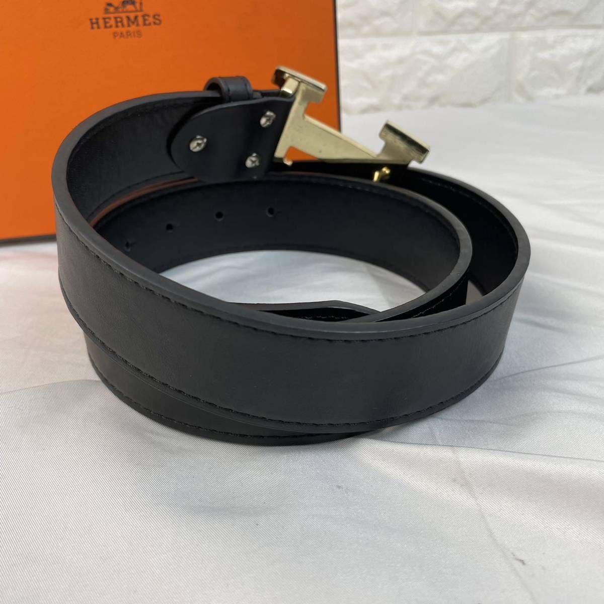 1円～ □ 最高級 □ HERMES エルメス □ ベルト ロゴ H フランス