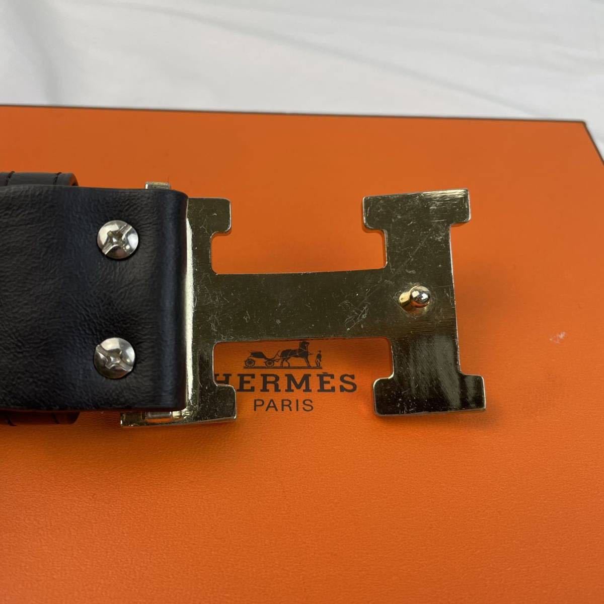 1円～ □ 最高級 □ HERMES エルメス □ ベルト ロゴ H フランス
