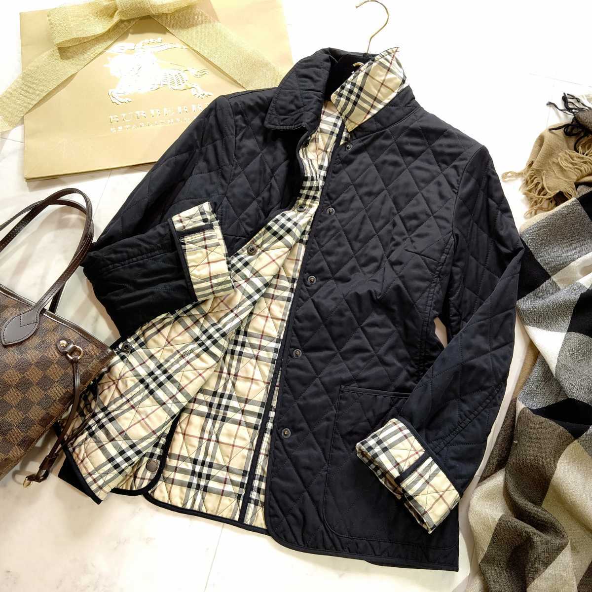 良品 BURBERRY バーバリーロンドン キルティングジャケット 