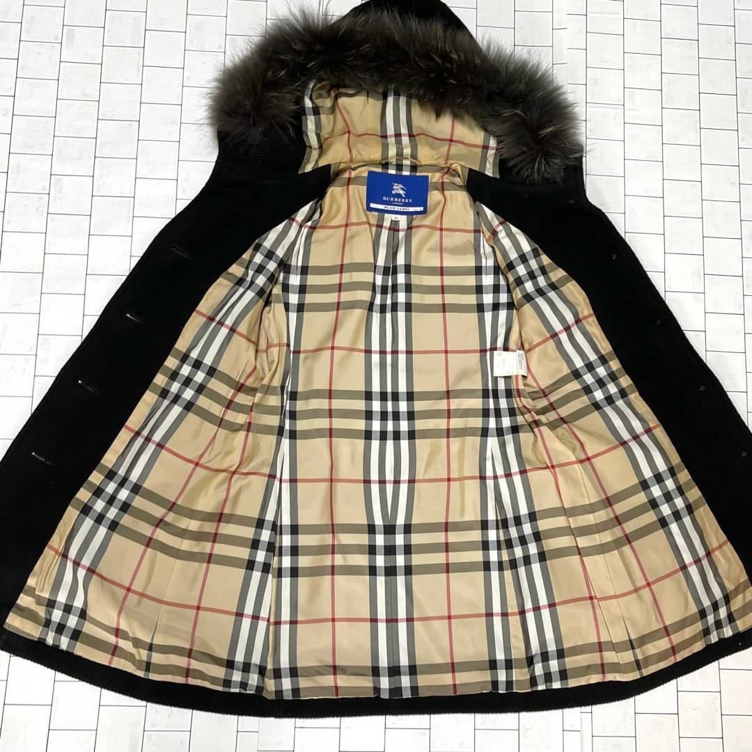 BURBERRY アンゴラ バーバリー ノバチェック コート - アンゴラ混