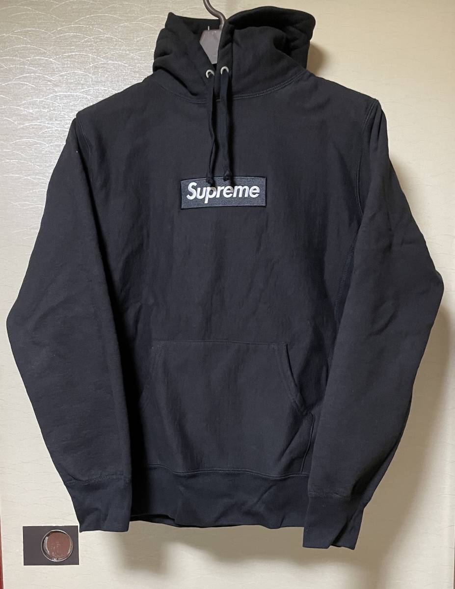 Supreme シュプリーム ボックス ロゴ スウェット パーカー 黒　ブラック　M　Mサイズ