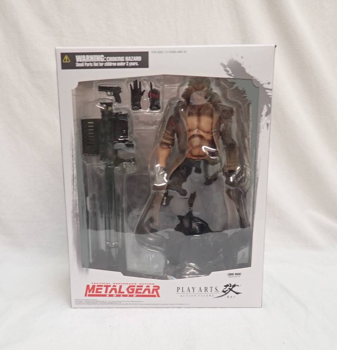 美品】METAL GEAR SOLID PLAY ARTS改 リキッド・スネーク フィギュア 