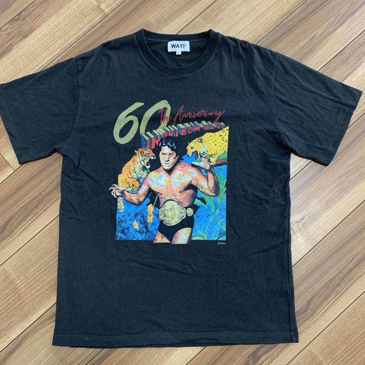 BEAMS購入 アントニオ猪木60周年×WAYP MUSIC Tシャツ プロレス