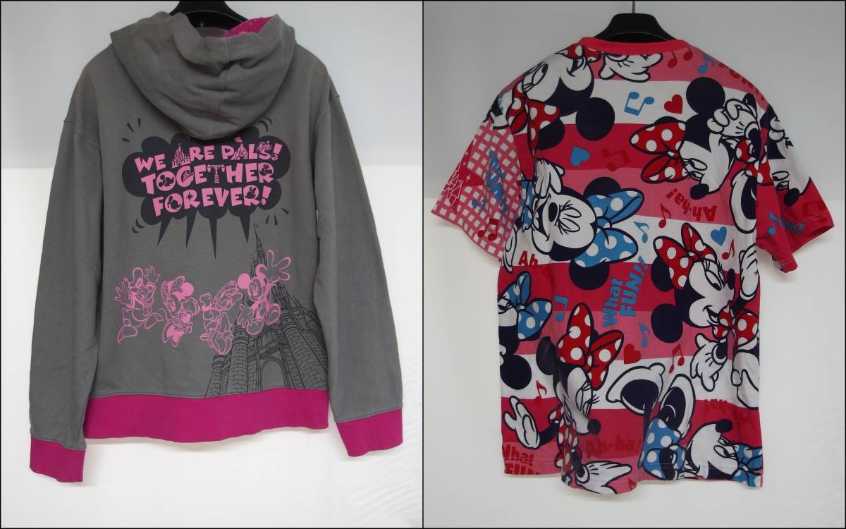 東京ディズニーリゾート ミニーマウス フード付きトレーナー 半袖 Tシャツ Lサイズ Minnie Mouse Disney ディズニーランド その他 売買されたオークション情報 Yahooの商品情報をアーカイブ公開 オークファン Aucfan Com