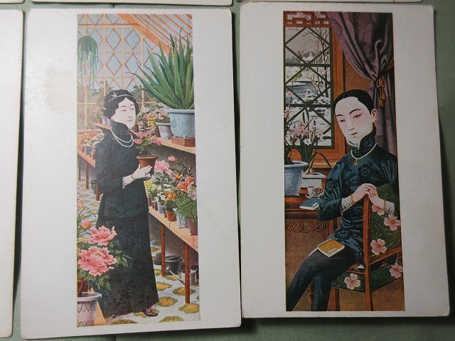 【中国郵政明信片絵葉書】8枚　中国絵画　中国美人 神韻芸術団 (日本語) | 大人の塗り絵 線描 中国四大美人美女達とその物語を見てみよう！西施・王昭君・貂蝉