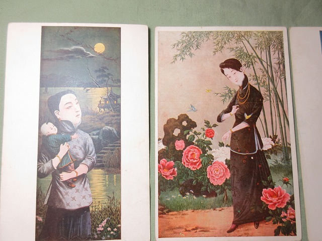 【中国郵政明信片絵葉書】8枚　中国絵画　中国美人 神韻芸術団 (日本語) | 大人の塗り絵 線描 中国四大美人美女達とその物語を見てみよう！西施・王昭君・貂蝉