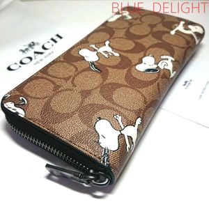 1円スタート コーチ Coach コーチ ピーナッツ Peanuts 限定コラボ スヌーピー シグネチャー 長財布 21新作 女性用財布 売買されたオークション情報 Yahooの商品情報をアーカイブ公開 オークファン Aucfan Com