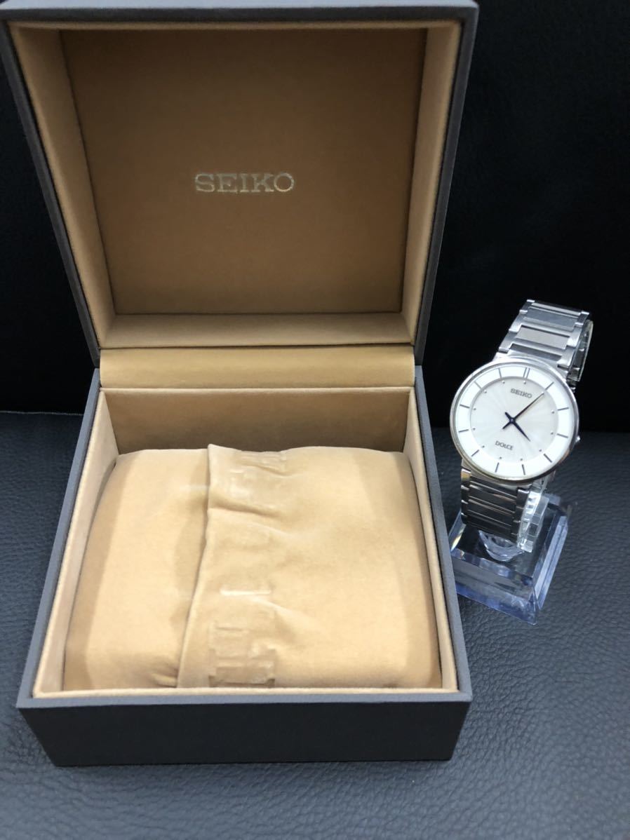 SEIKO ドルチェ 4J40-0AC0 メンズ 高精度クォーツ サファイア SEIKO ドルチェ 4J40-0AC0 メンズ 高精度クォーツ サファイア