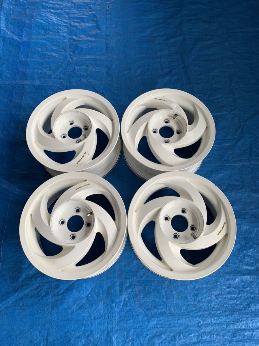 安い，100%新品 RAYS SUPER VOLK AERO WHEEL 14インチ 6J4穴PCD100 オフセット38 レア アルミホイール4本 4608CC(社外品)｜売買されたオークション情報、yahooの商品情報をアーカイブ公開 - オークファン 4穴