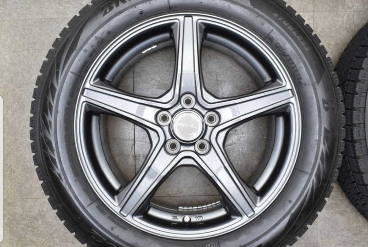 ★TOP　RUN　トップラン　6.5J+46　PCD100　プリウス　レガシィ　ウィッシュ　ブリザック　REVO　GZ　２０５　５５　１６ トップラン TOPRUN BRIDGESTONE 15in 美 r5（タイヤ・ホイール｜車用品）：車用品