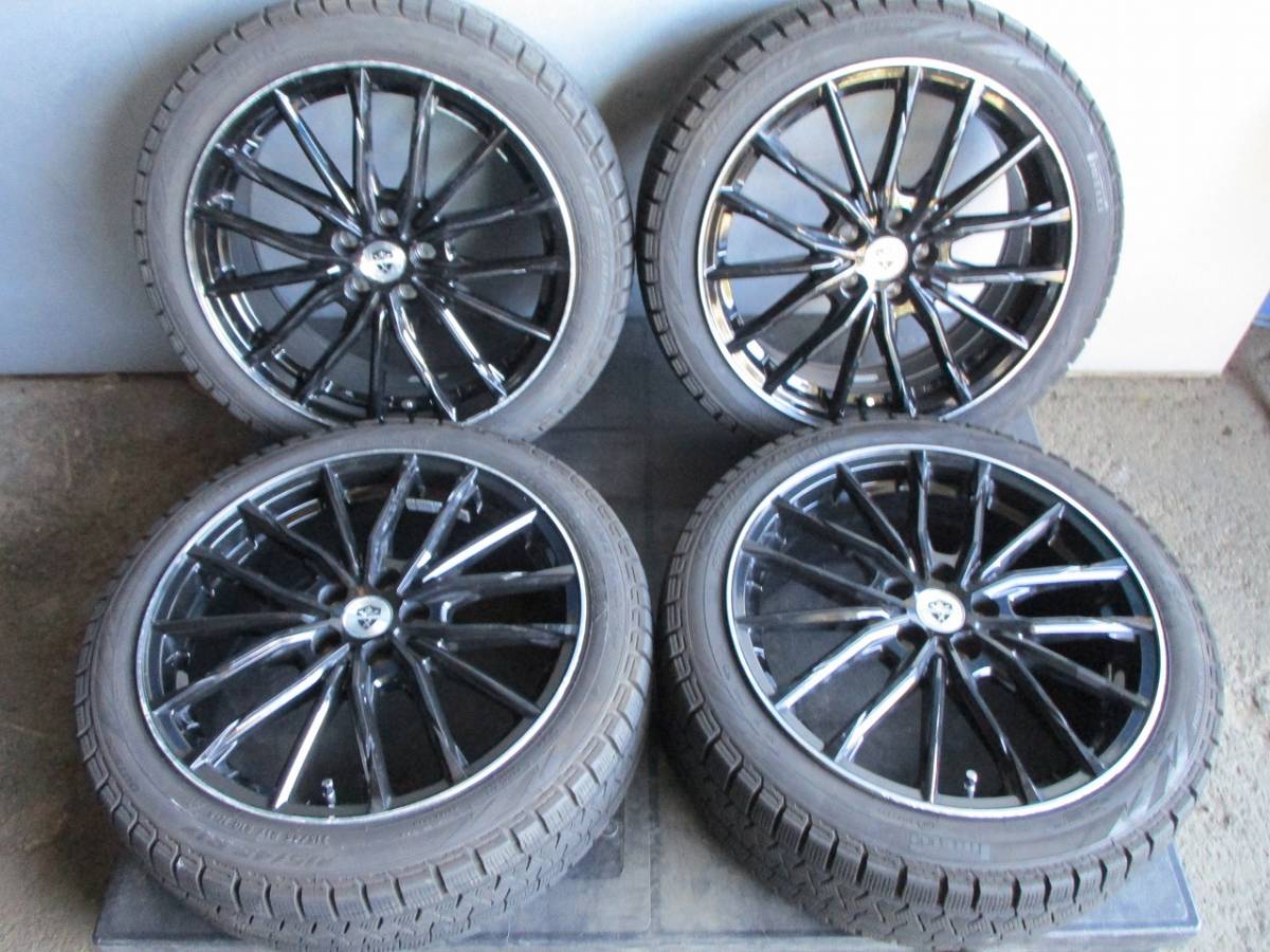  9分山 19年製 PIRELLI 215/45R17 社外ホイール 17&times;7J +48 5H-100 4本セット A463(スタッドレスタイヤ)｜売買されたオークション情報、yahooの商品情報をアーカイブ公開 - オークファン 5穴