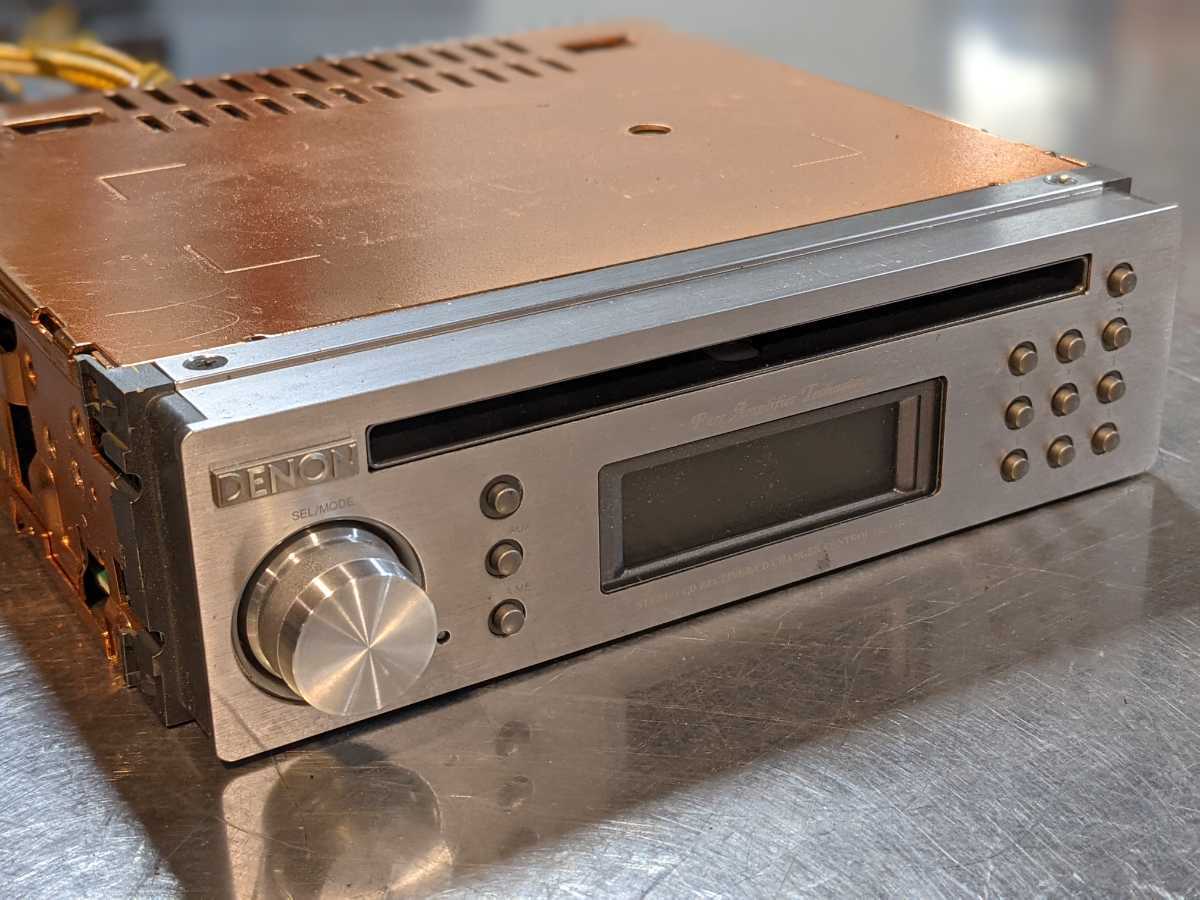 DENON DCT-R1 ジャンク デノン CD カーオーディオ CDデッキ 銅巻き