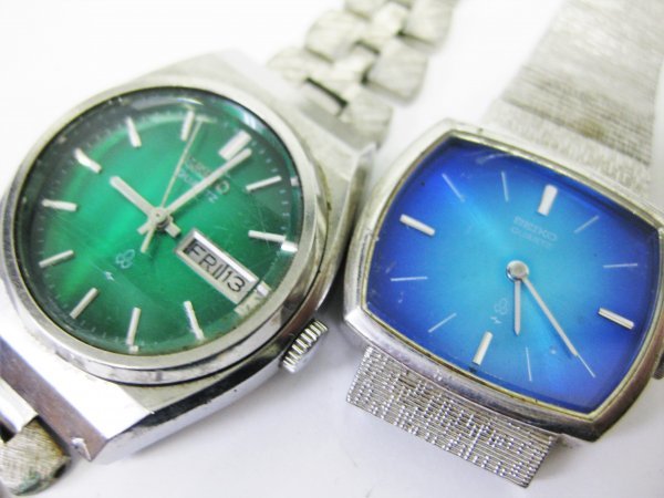 SEIKO/セイコー カラー文字盤 QZ 9本+CITIZEN1本セット『16-6010、4303 
