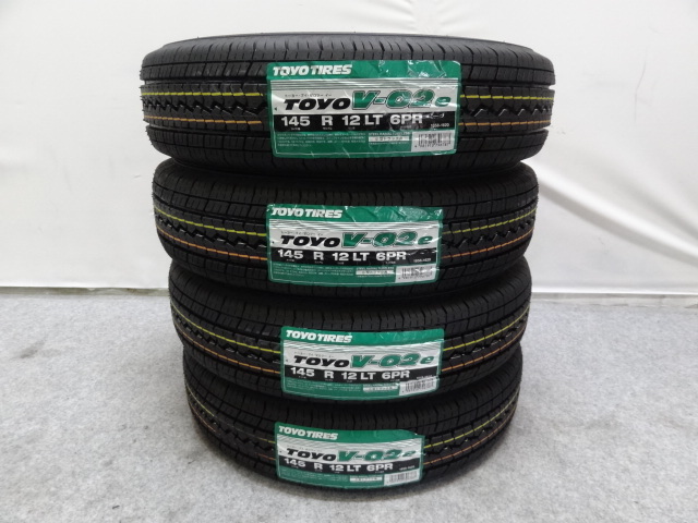 TOYO 軽トラック・軽バン用タイヤ V-02e 145R12LT 6PR 2021年製 4本 ②