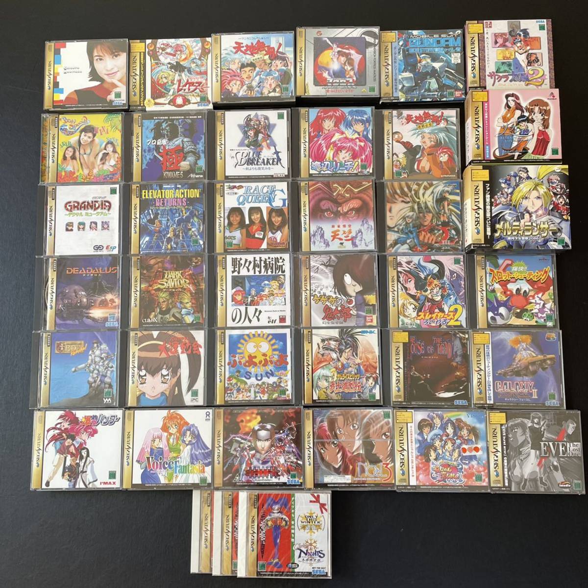 未開封セガサターンSEGA SATURN中古ゲームソフトまとめてスレイヤーズ2大量セット当時ものエレベーターアクション帯付きクリスマスnights
