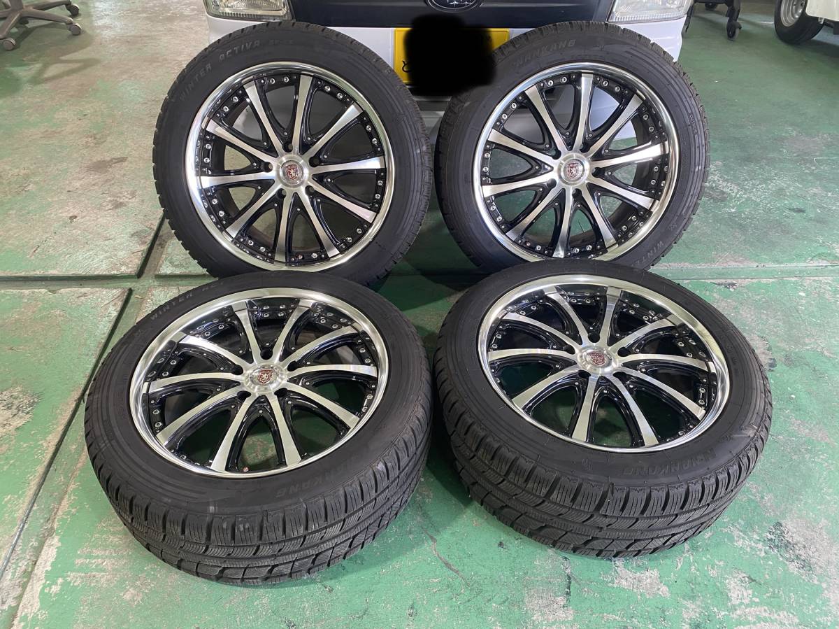 横浜からお届け可能！958カイエン純正20インチ 4本セットスタッドレスタイヤ付 カイエン ポルシェカイエン958（スタッドレスタイヤ・ホイール