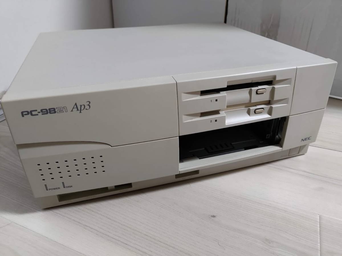【PC98】PC-9821Ap3/U2 (486DX4-100MHz / 15.6MB / HDDなし / FDD3.5'×2) Yahoo!オークション 98-174 NEC As&frasl;U2 -「dx4」(PC-98) (パソコン)の落札相場・落札価格