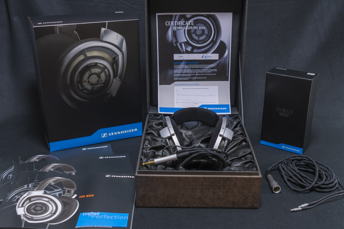 ゼンハイザー Sennheiser HD800 ヘッドホン+ ゼンハイザー 純正