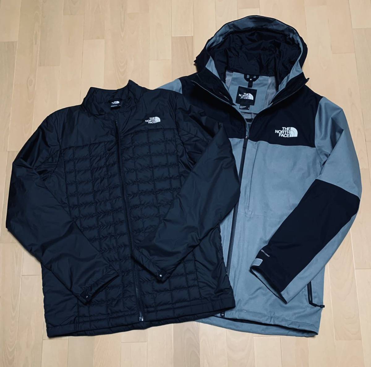 希少■THE NORTH FACE ■キルティングジャケット付き3wayパーカー■使用1回 ◆日本未発売