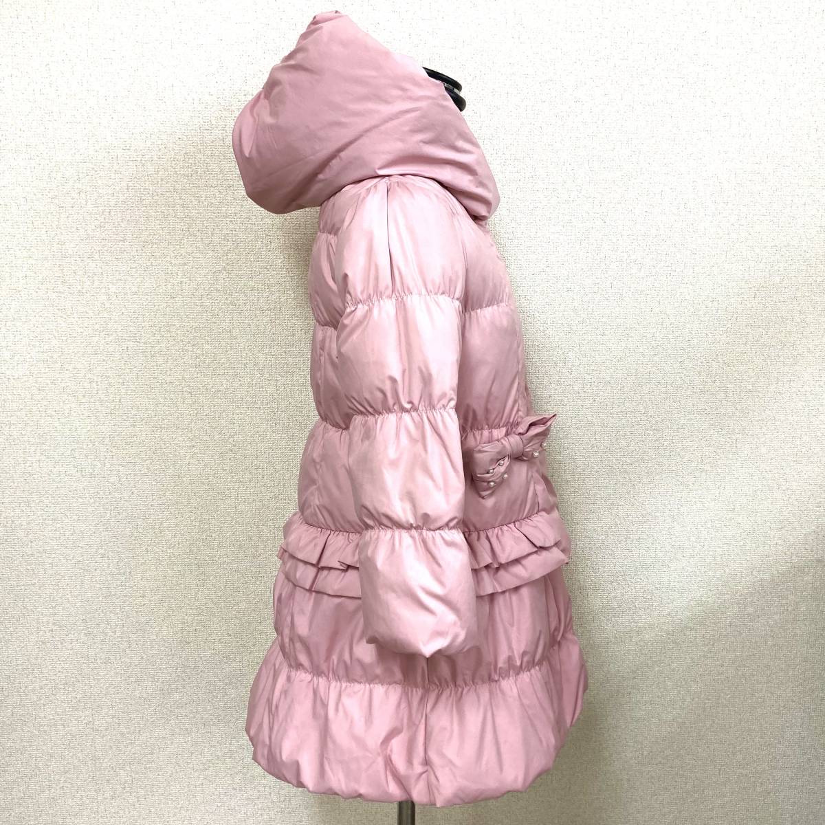 1円スタート 1スタ mezzo piano メゾピアノ 2way ダウンコート 140  