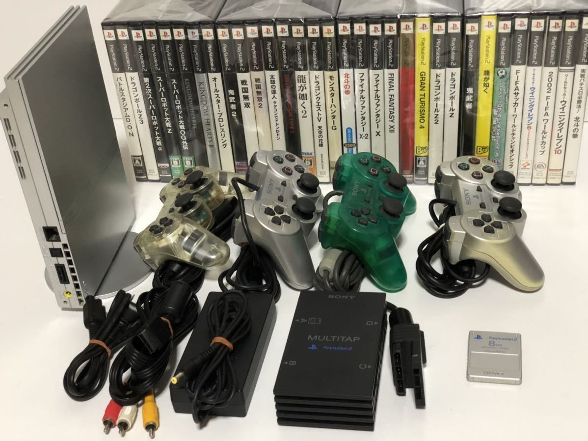 PlayStation2本体+ソフト32本セット