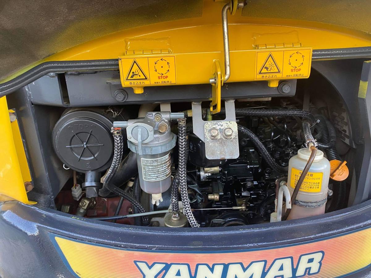 ヤンマー クローラバックホー B3-5 Σ(シグマ)ブーム,パターン有り,移動式クレーン0.6付き,使用時間3200hr 再塗装済み,作動品,下取り可能 _7