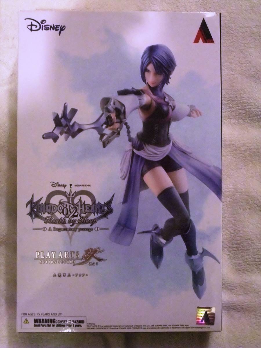 中古最上級品で台座未開封ＰＬＡＹＡＲＴＳ改（プレイアーツ改）キングダムハーツ０．２「アクア」アクションフィギュア