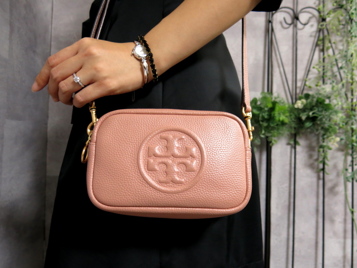 ✨希少美品✨ TORY BURCH トリーバーチ ミニ トートバッグ エンボスド