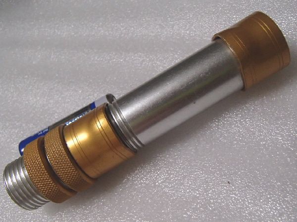 Featherweight フェザーウェイト スピニング リールシート 19 銀body 金ring