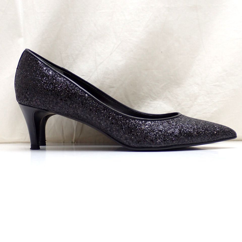□DIANA/ダイアナ グリッター ポインテッドトゥパンプス 24.5cm