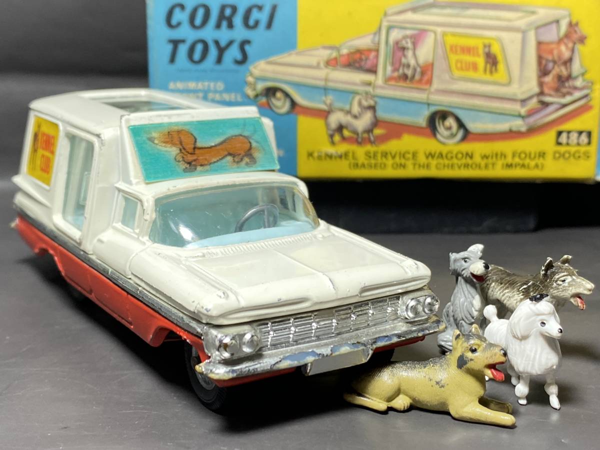 Corgi #486 Kennel Service Wagon コーギー シボレー インパラ ワゴン