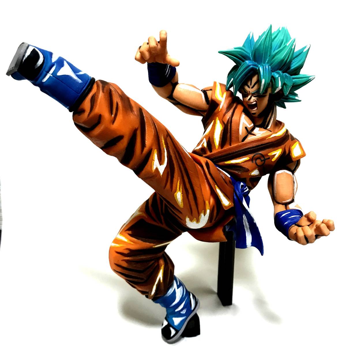 リペイント 】 ドラゴンボール ○ 孫悟空 超サイヤ人ブルー 【 2次元風