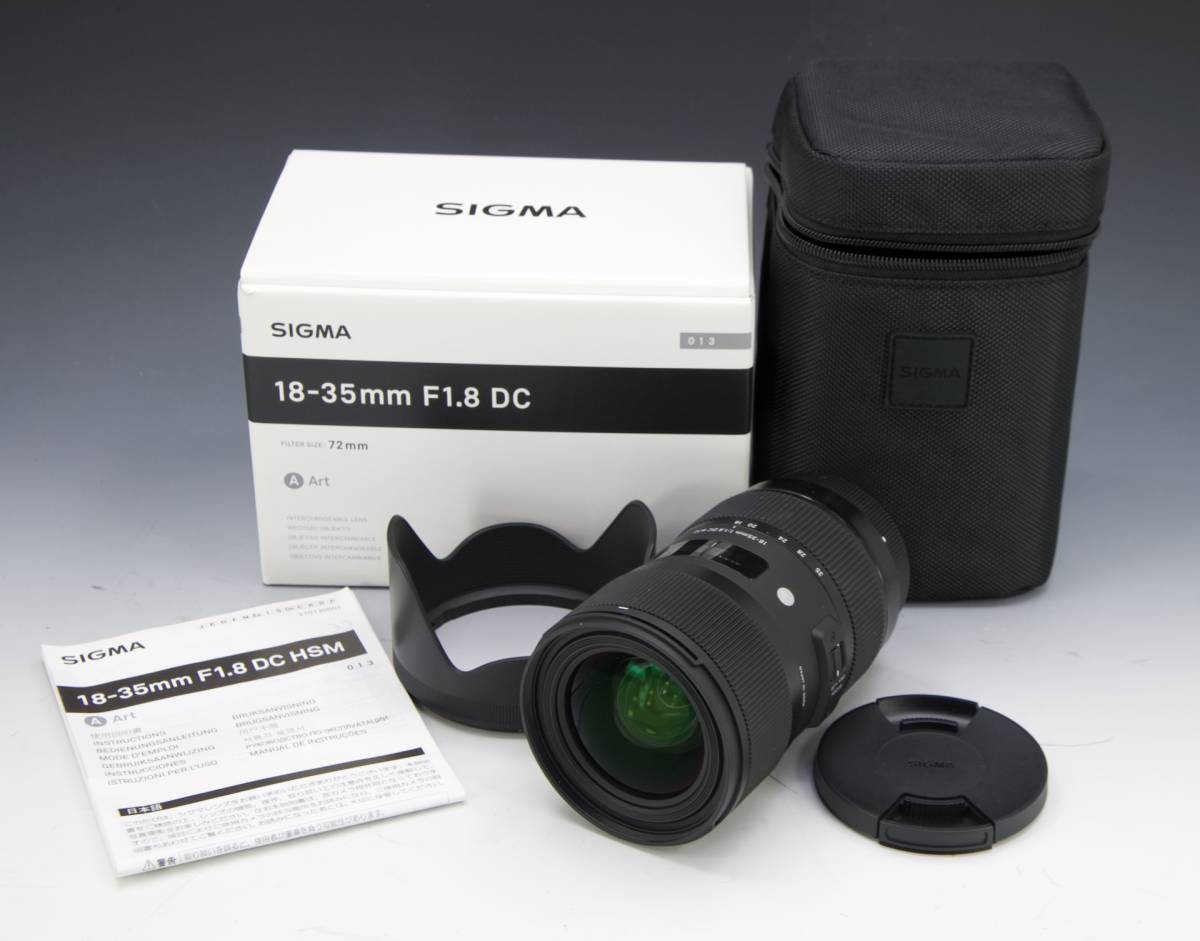 シグマ SIGMA 18-35mm F1.8 DC HSM｜Art キヤノンマウント 