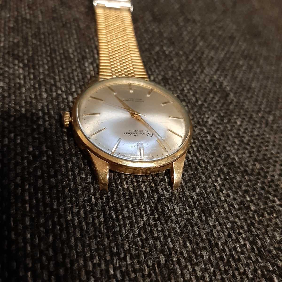 CITIZEN Deluxe シチズン デラックス 手巻き 19石 腕時計 シチズン