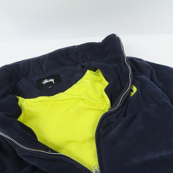 ☆STUSSY/ステューシー コーデュロイ 中綿 ジップブルゾン M /100