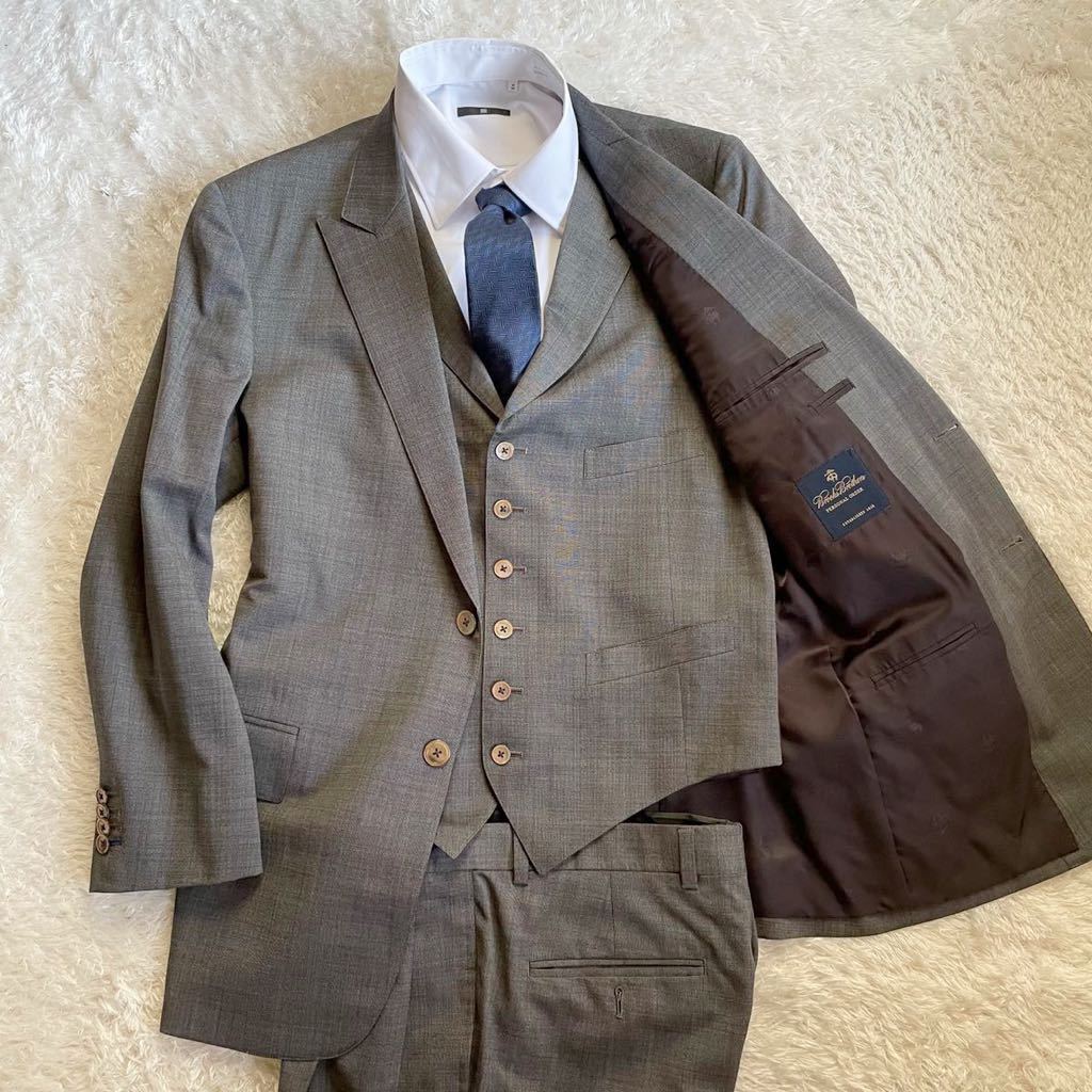 英国製 ZERBINO DORMEUIL ヘリンボーン ダブル チェスターコート