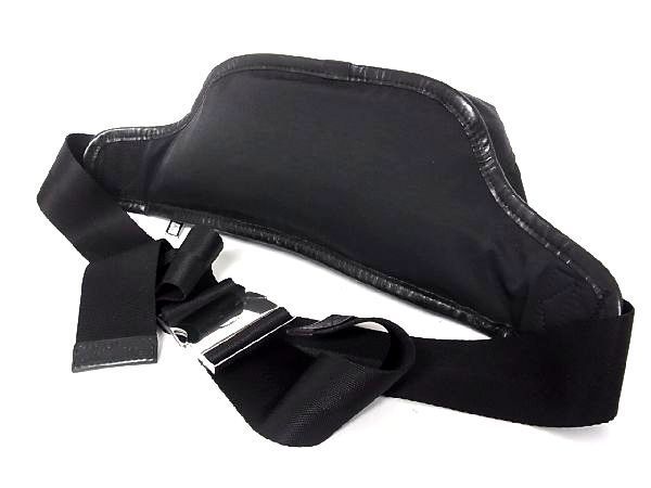 1円 KENZO ケンゾー ナイロン×レザー ボディバッグ ウエストバッグ