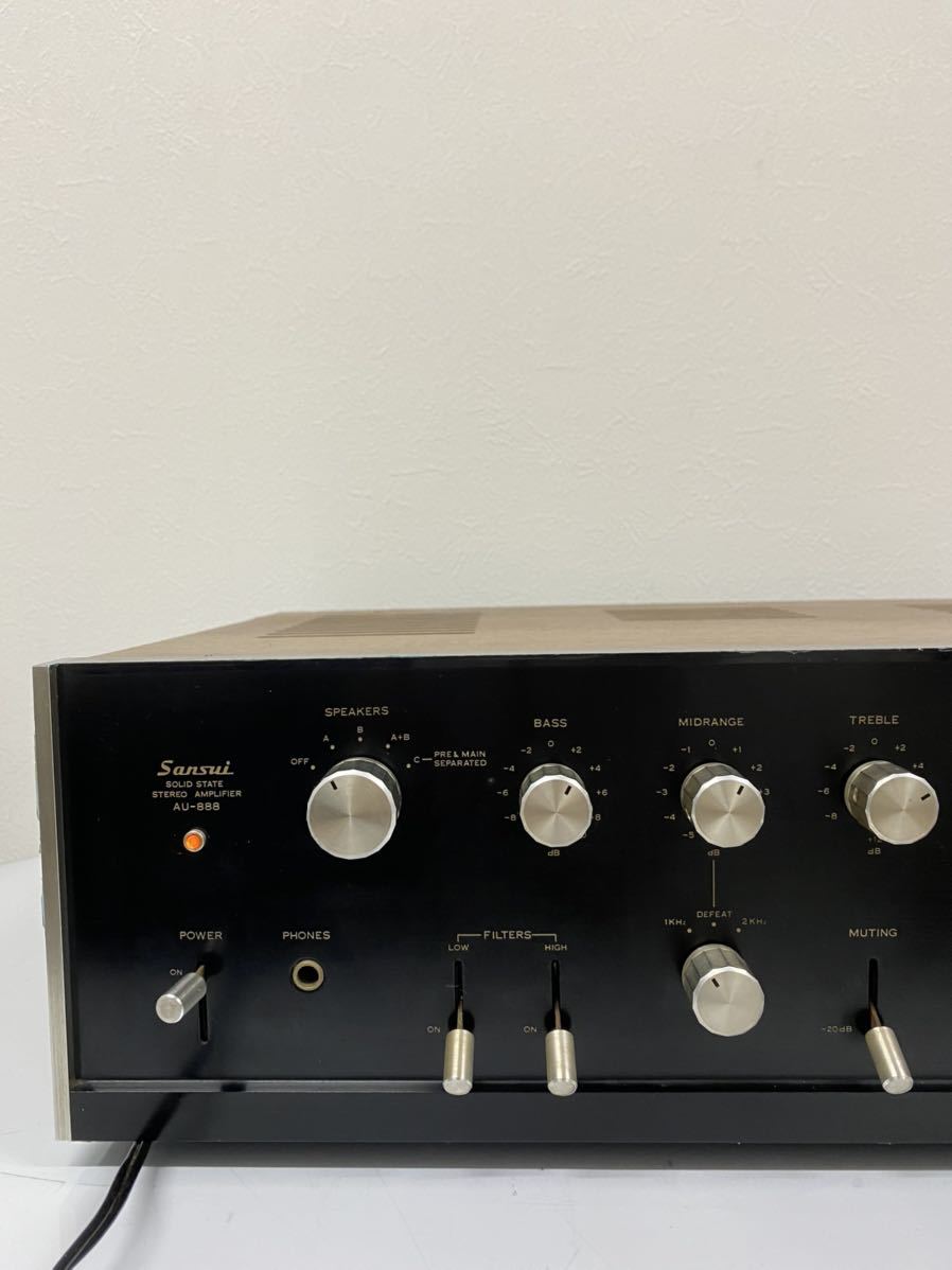 【動作品】 SANSUI プリメインアンプ AU-888 SANSUI サンスイ プリメインアンプ AU-888 山水 SANSUI AU-888