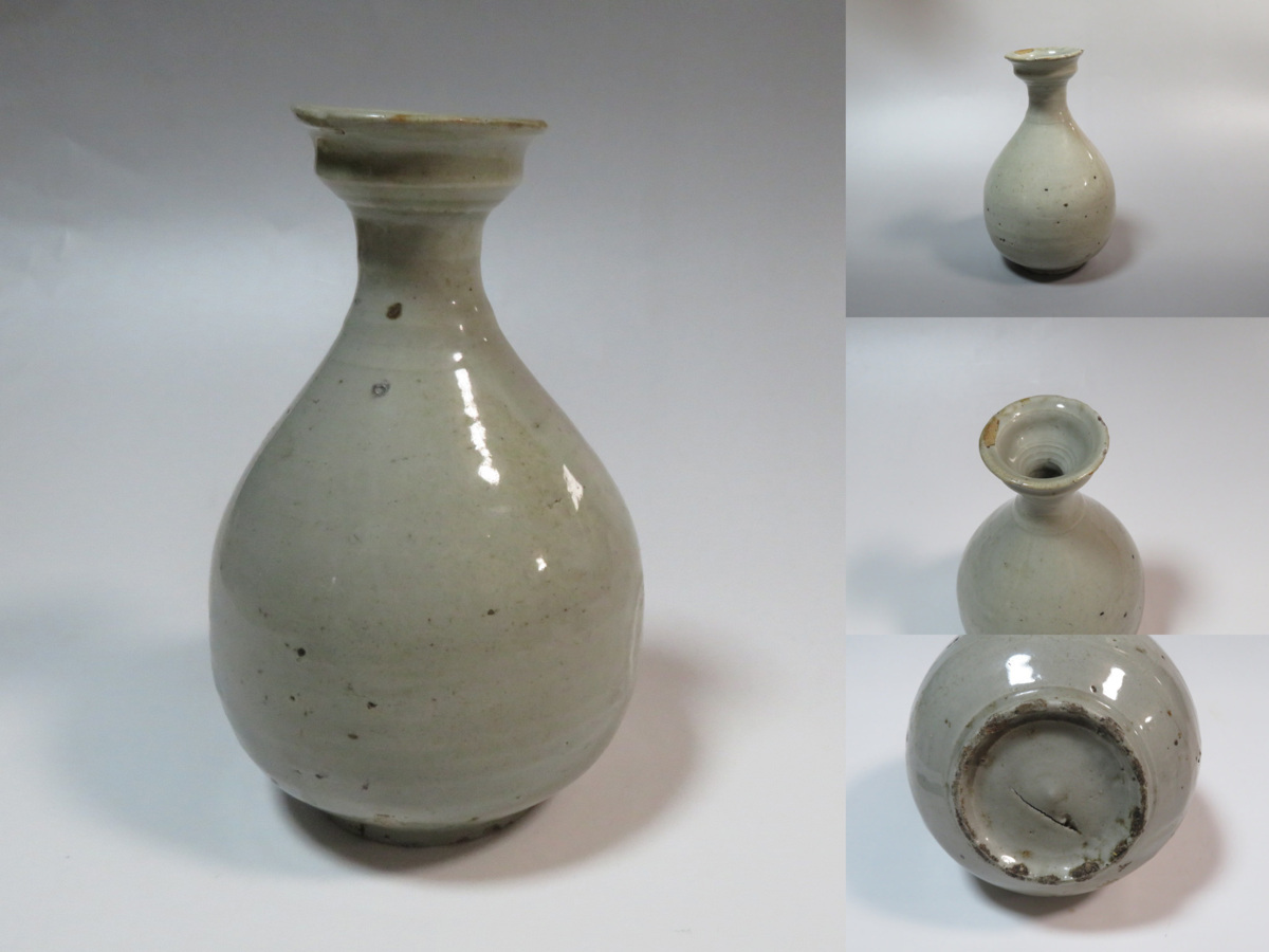 李朝 | - CE） 白磁徳利 白磁徳利（1392–1897 入蘆花（ロカニイル） 李
