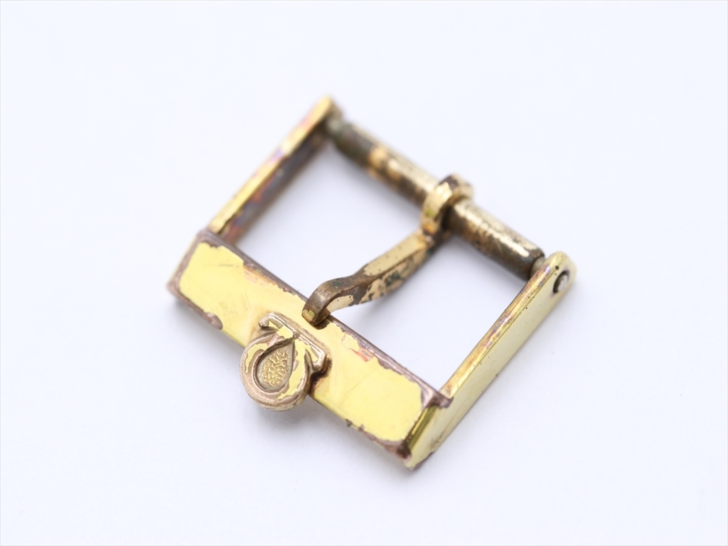 1円☆正規品【OMEGA/オメガ】純正ベルト尾錠 16㎜用 ゴールドカラー メンズ