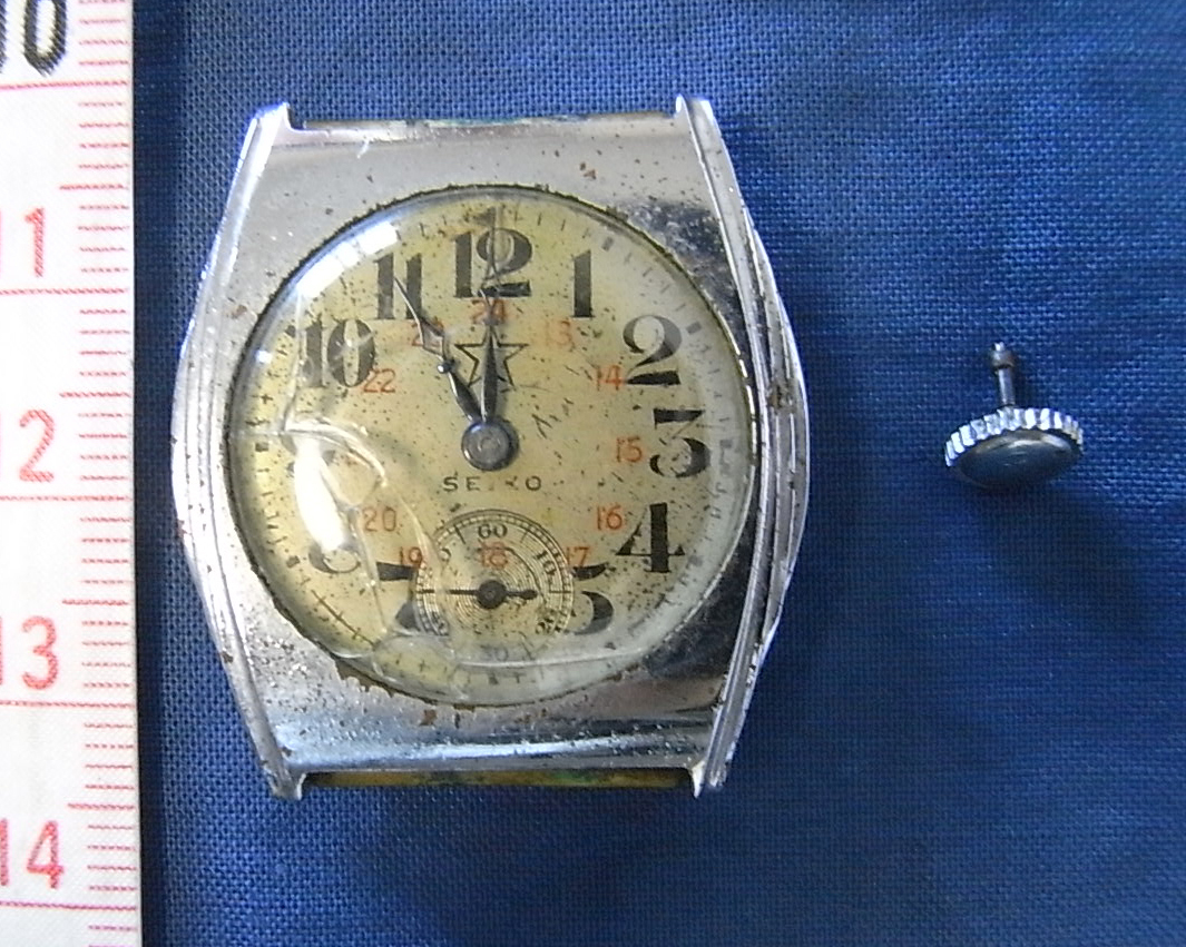 ジャンク 不動品 セイコー 日本陸軍 SEIKO MILITARY WATCH 戦前 精工舎