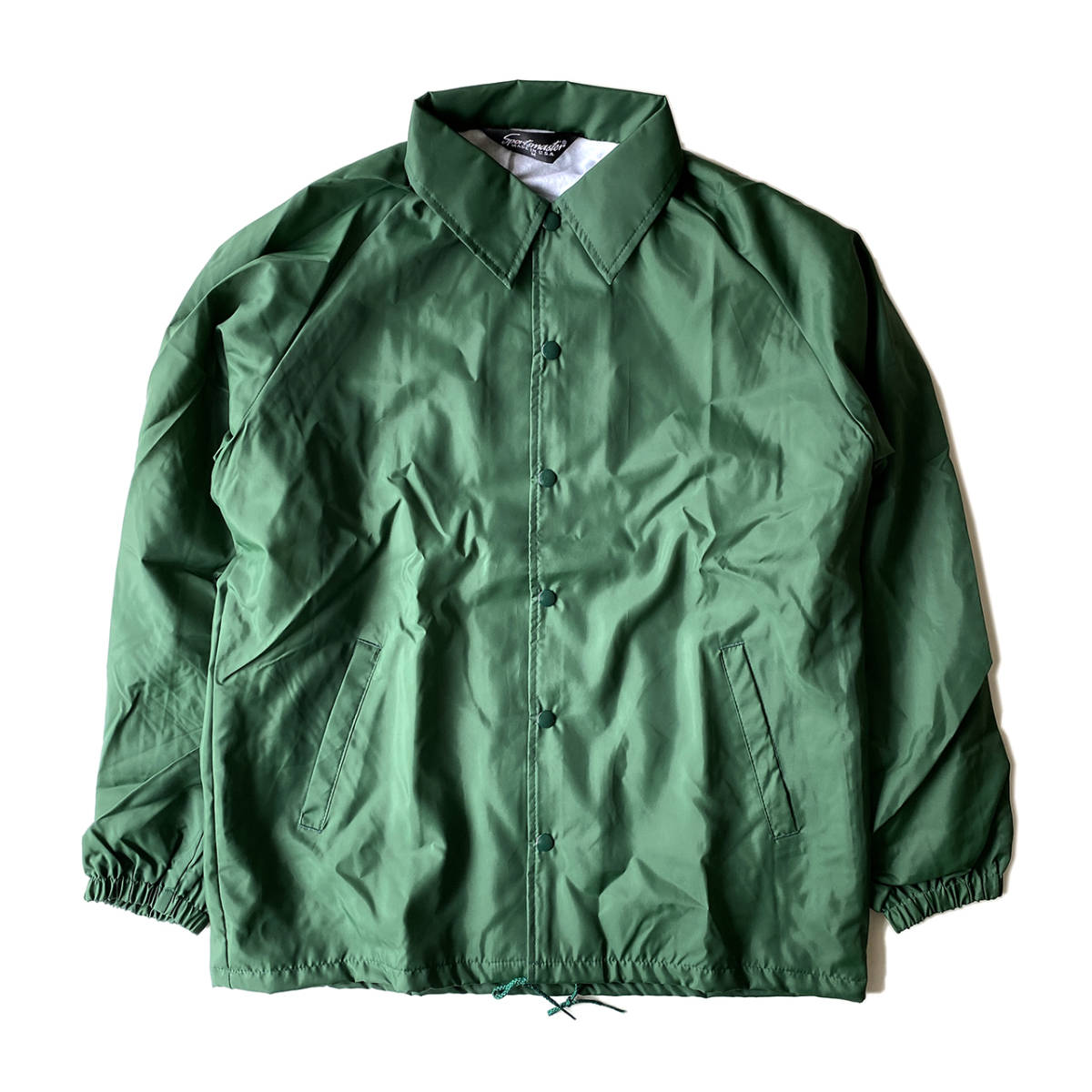 USA製デッドストックSPORTSMASTERコーチジャケットMグリーンSPORTS  