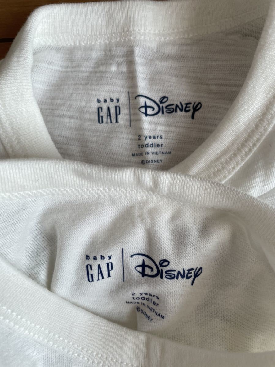 未着用新品 Babygap ディズニー ミッキーフェイスとロゴがすてき 95 送料140円 おしゃれtシャツ 高価値 おしゃれtシャツ