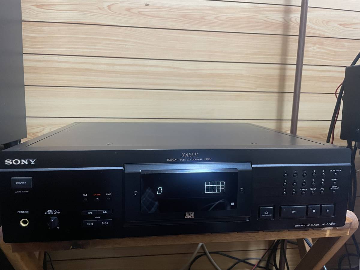 SONY CDデッキ CDP-XA5ES リモコン付き 動作確認済み ソニー 