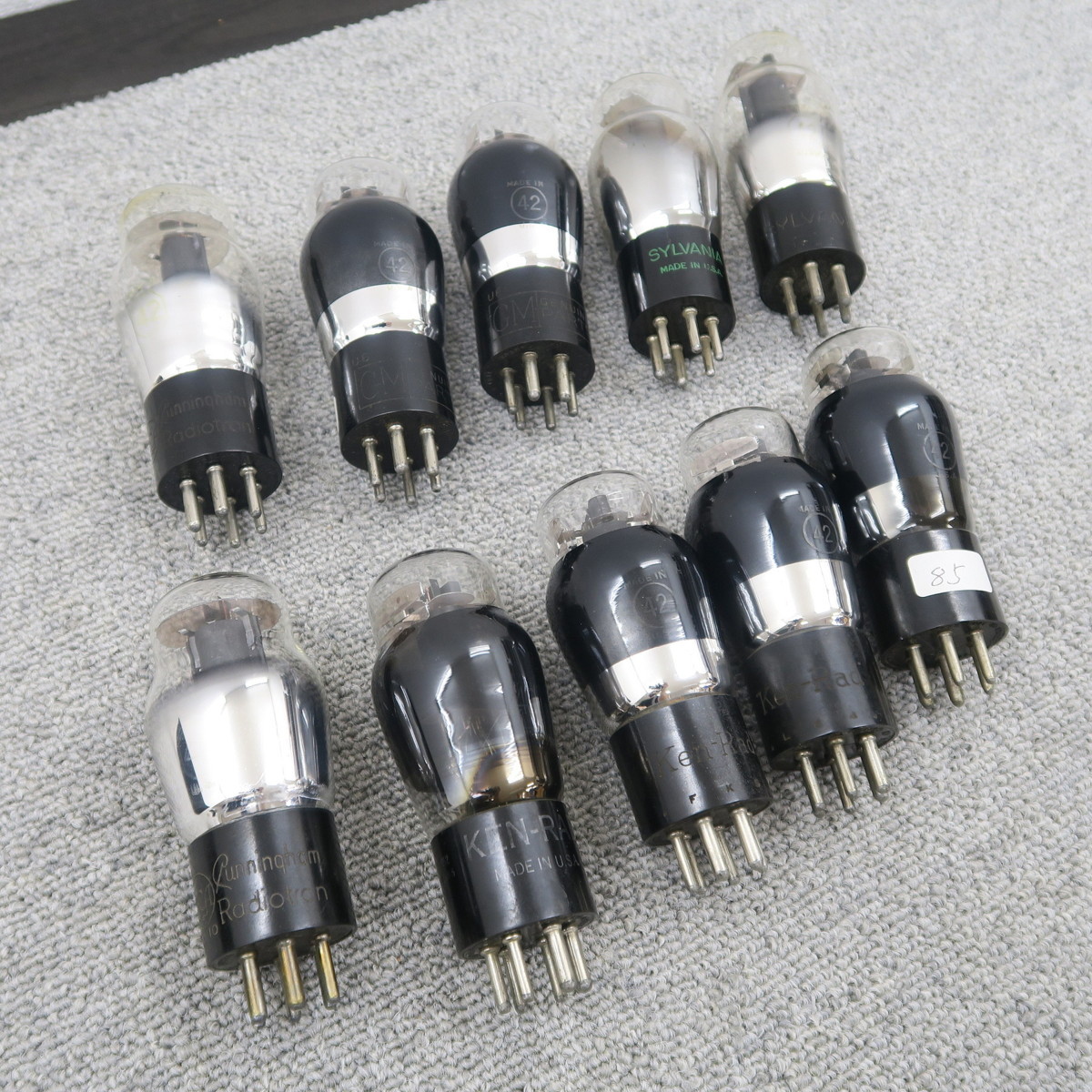 100%新品，HOT 【現状】42 10本セット 真空管 SYLVANIA RCA他@54089