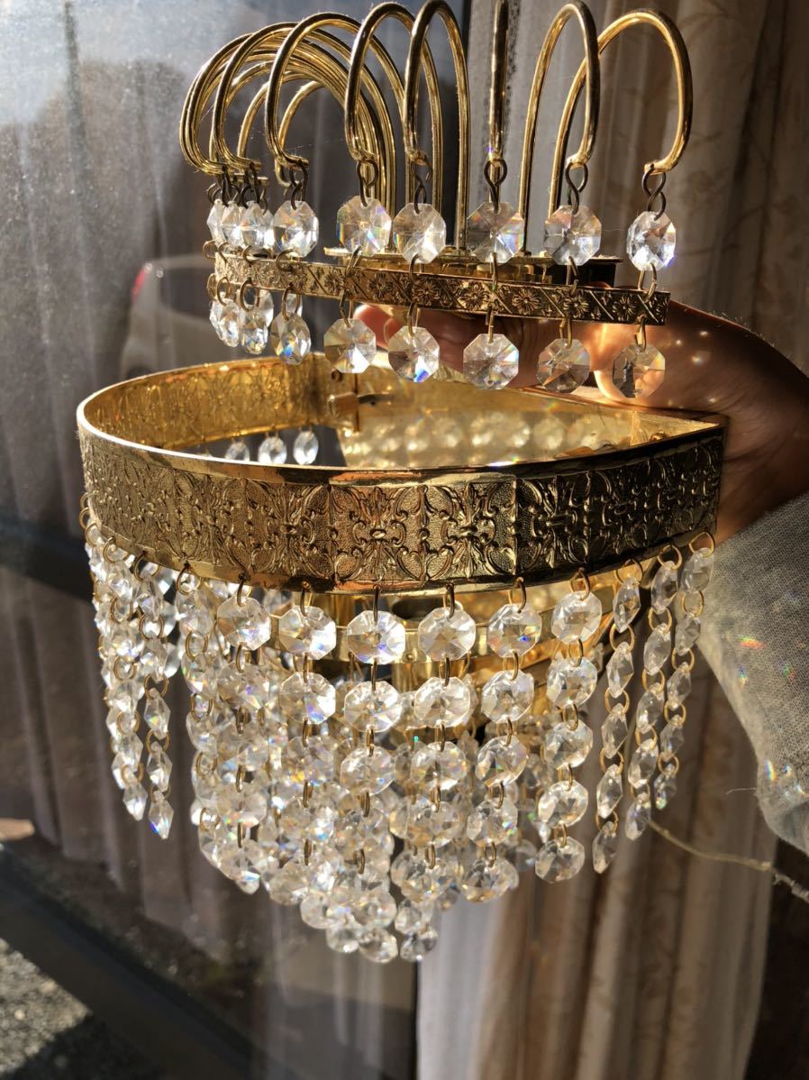 ゴールドキング シャンデリア 当時物 ゴールドキング シャンデリア 当時物 熊手ショート デコトラ 男の城